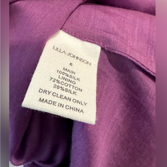 Ulla Johnson Priscilla Dress Cassis Purple size 6 - Picture 9 of 9